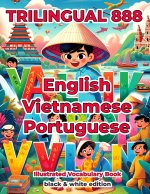 Trilingual 888 English Vietnamese Portuguese Illustrated Vocabulary Book