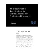 An Introduction to Specifications for Tilt-Up Concrete for Professional Engineers