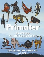 Fakta om Primater og fargeleggingsbok