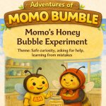 Momo's Honey Bubble Experiment