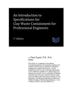 An Introduction to Specifications for Clay Waste Containment for Professional Engineers