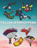 Fakta om fallskjermhopping og fargeleggingsbok