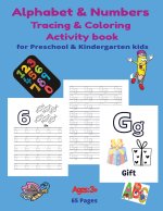 Alphabet and Numbers Tracing and Coloring Activity Book