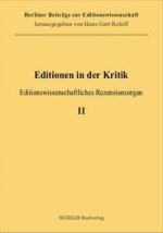 Editionen in der Kritik 2