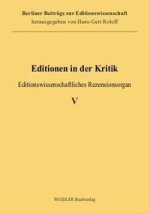 Editionen in der Kritik 5
