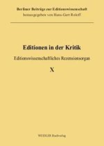 Editionen in der Kritik 10