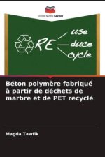 Béton polymère fabriqué à partir de déchets de marbre et de PET recyclé