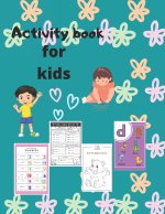 Activity book for girls and boys. Size A 4, contains 113 pages