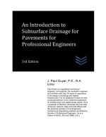 An Introduction to Subsurface Drainage for Pavements for Professional Engineers