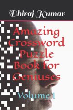 Amazing Crossword Puzzle Book for Geniuses