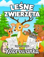 Leśne Zwierzęta Kolorowanka Dla Dzieci