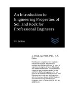 An Introduction to Engineering Properties of Soil and Rock for Professional Engineers