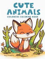 Cute Animals Children's coloring book.