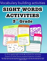 Sight Words Third Grade vocabulary building activities