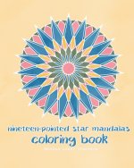 Nineteen-Pointed Star Mandalas Coloring Book