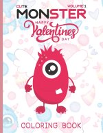 Cute monster Coloring book for kids