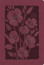 Rvr 1960 Biblia Para Regalos Y Premios, Rubí Floral, Símil Piel