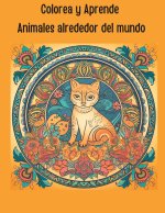 Colorea y Aprende! Animales Alrededor del Mundo
