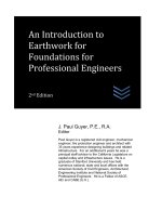An Introduction to Earthwork for Foundations for Professional Engineers