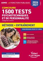 1500 tests psychotechniques et de personnalité - Méthode et entraînement intensif - Concours 2026-2027