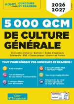 5000 QCM de culture générale - Concours et examens 2026-2027