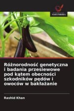 Różnorodność genetyczna i badania przesiewowe pod kątem obecności szkodników pędów i owoców w bakłażanie