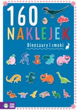 160 naklejek. Dinozaury i smoki