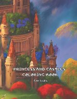 PRINCESS AND CASTLES COLORING BOOK FOR KIDS