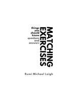 Matching exercises