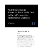 An Introduction to Forces on Flood Walls Due to Earth Pressure for Professional Engineers