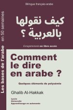 Comment le dire en arabe ?