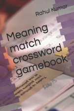 Meaning match crossword gamebook