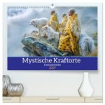 Mystische Kraftorte - Fantasiewerke (hochwertiger Premium Wandkalender 2027 DIN A2 quer), Kunstdruck in Hochglanz