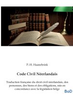 Code Civil Néerlandais