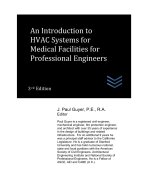 An Introduction to HVAC Systems for Medical Facilities for Professional Engineers