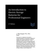 An Introduction to Electric Storage Batteries for Professional Engineers