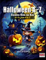 Halloween A~Z Coloring Book for Kids