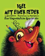 IGEL MIT EINER FEDER