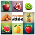 Fruits & Vegetables Alphabet