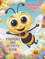 Bee coloring and activity book