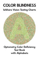 Color Blindness Ishihara Vision Testing Charts Optometry Color Deficiency Test Book With Alphabets