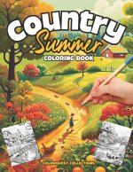 Country Summer Coloring Book