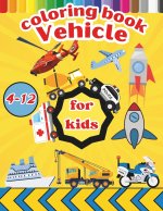 Vehicles Coloring Book
