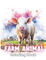 Farm Animal Mandala Coloring Book