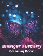 Midnight Butterfly Coloring Book