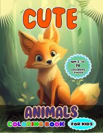 cute animals coloring book for kids