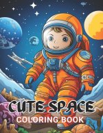 Cute Space Coloring Book for Kids