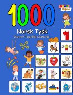 1000 Norsk Tysk Illustrert Tospråklig Ordforråd (Fargerik Utgave)
