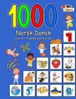 1000 Norsk Dansk Illustrert Tospråklig Ordforråd (Fargerik Utgave)