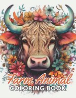 Farm Animal Mandala Coloring Book